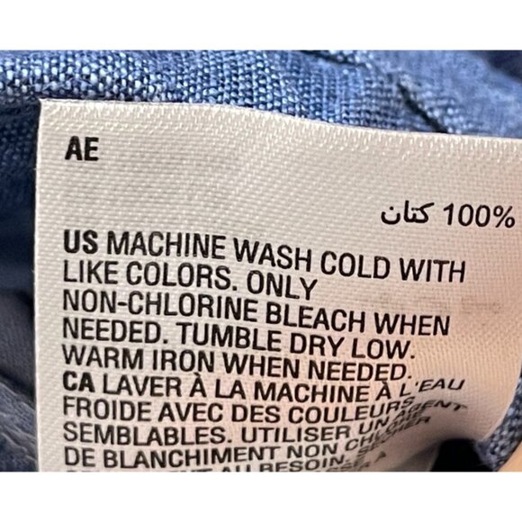 Charter Club Women 100% Linen Nautical Beachy High Rise Pull On Straight Pant L - Picture 12 of 12